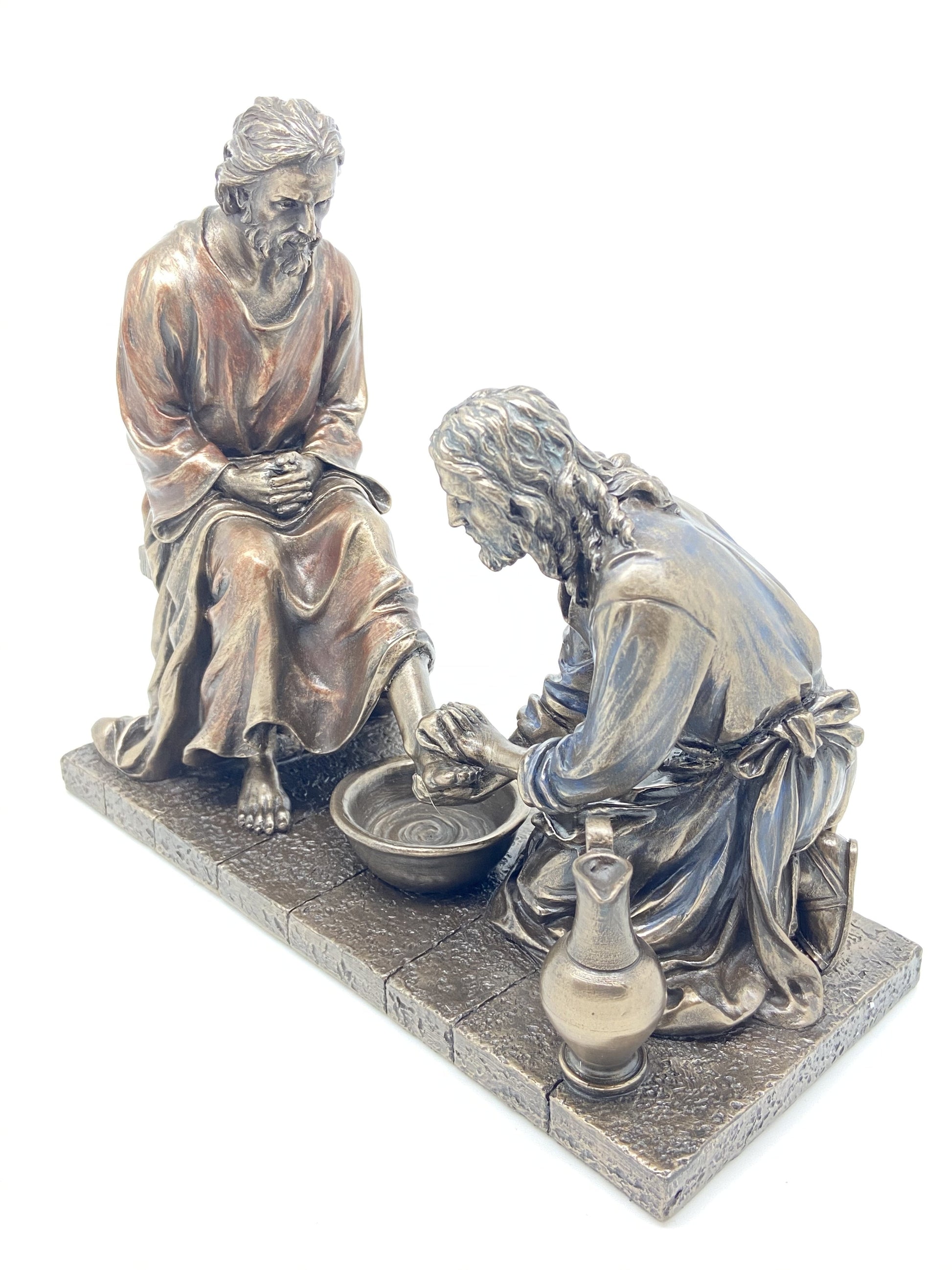 Jesus Washing His Disciple's Feet (8 1/2 x 7 1/4) - Unique Catholic Gifts