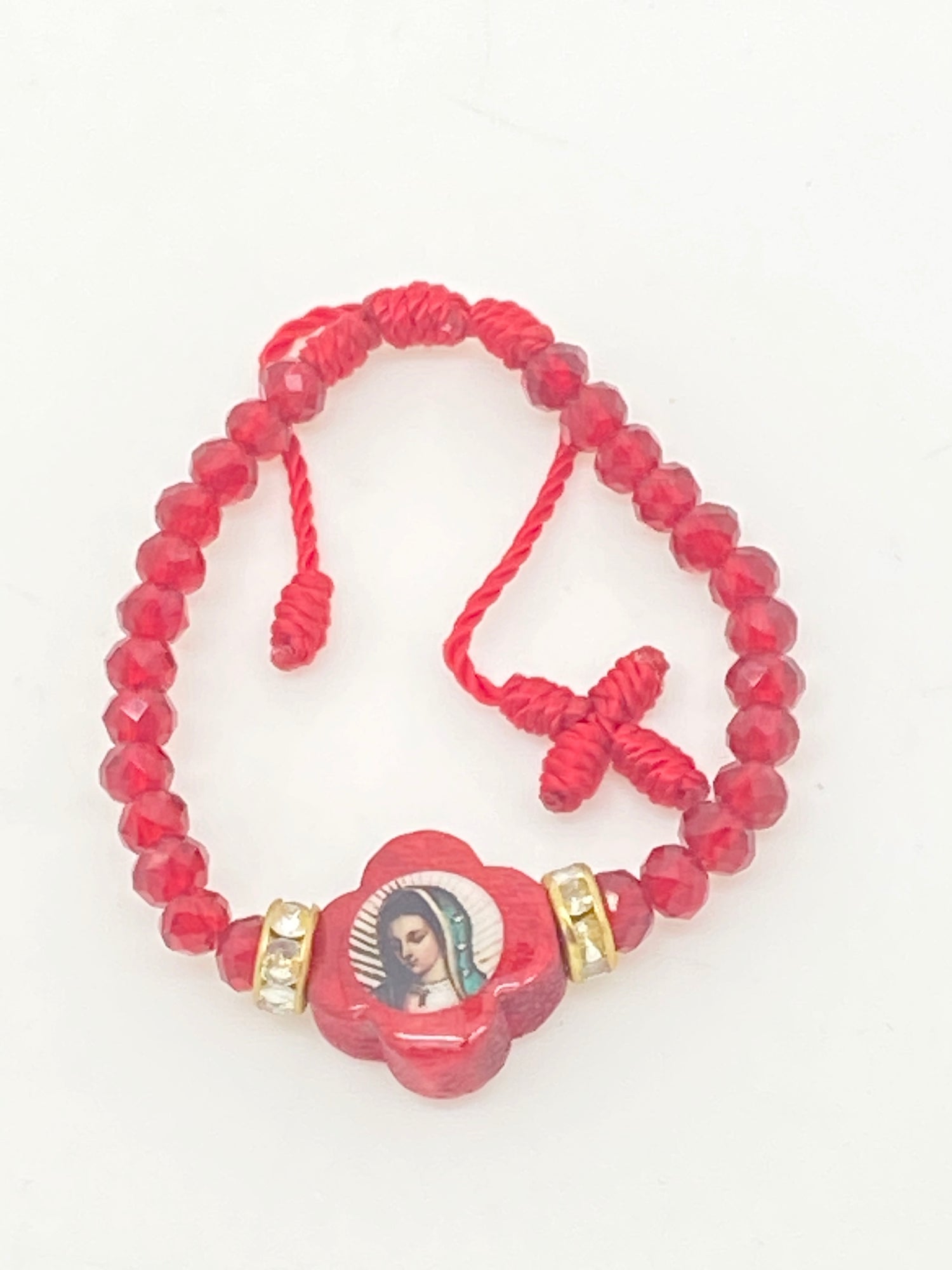 Red Our Lady of Guadalupe Baby Bracelet - Unique Catholic Gifts