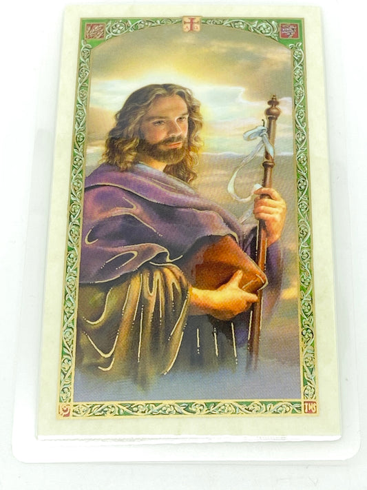 St. James Laminated Holy Card (Plastic Covered) - Unique Catholic Gifts