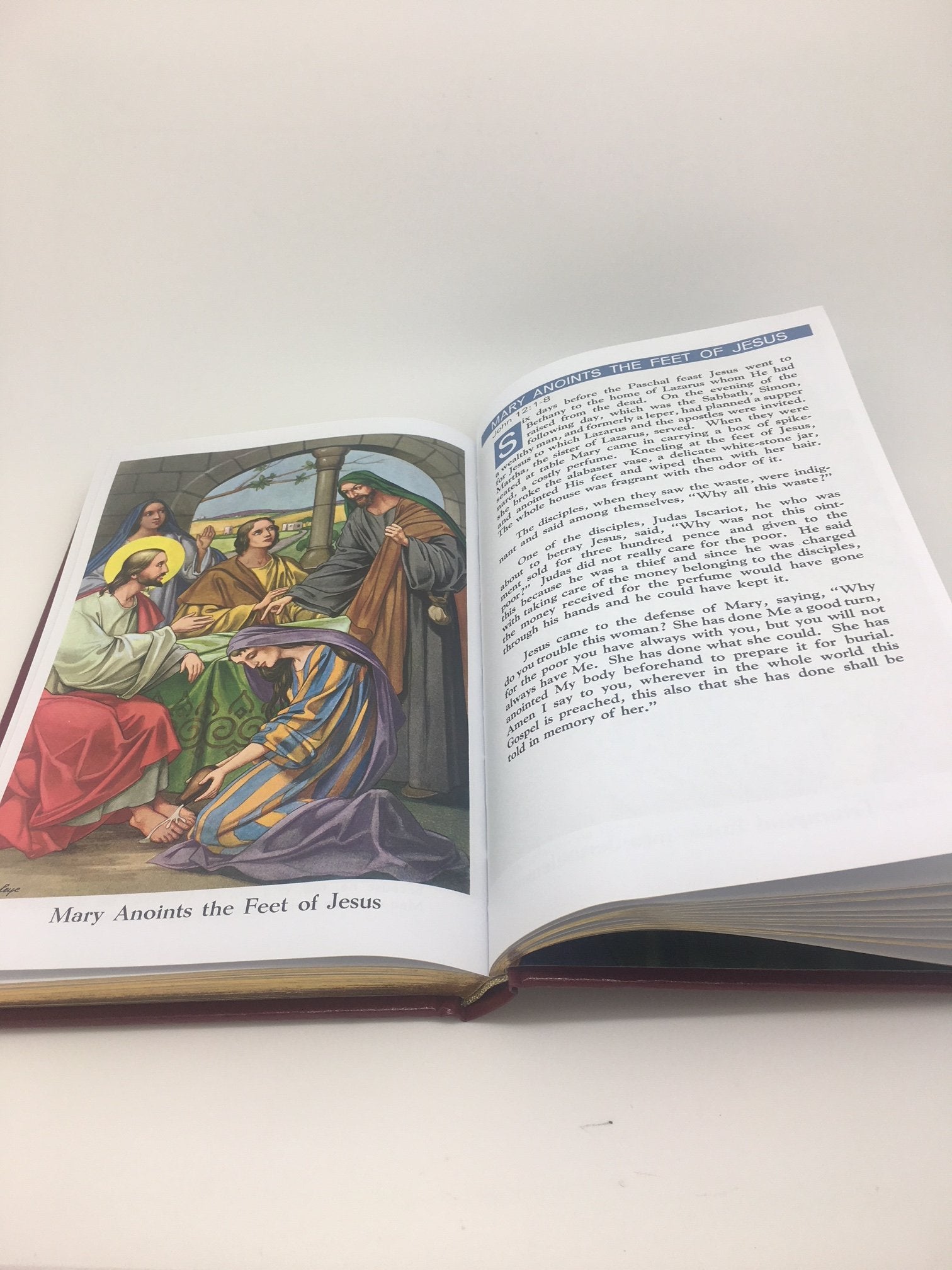 Catholic Children's Bible Maroon Gift Edition - Unique Catholic Gifts