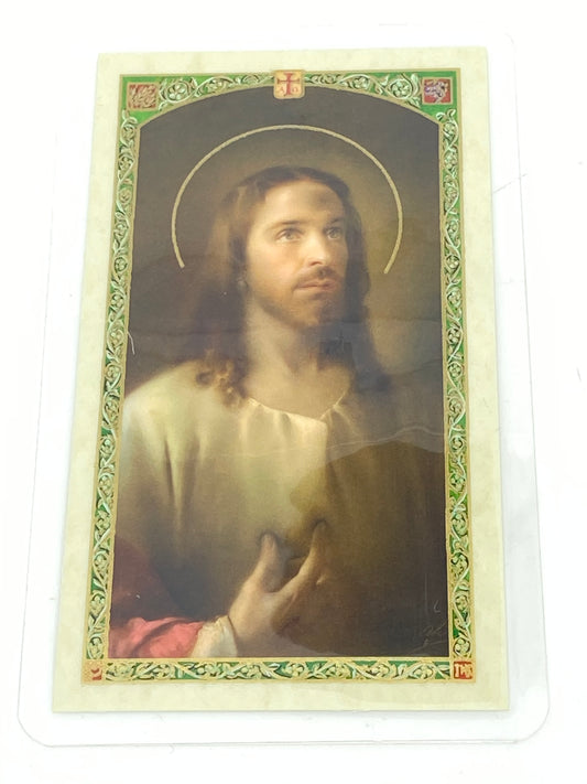 House Blessing Laminated Holy Card (Plastic Covered) - Unique Catholic Gifts