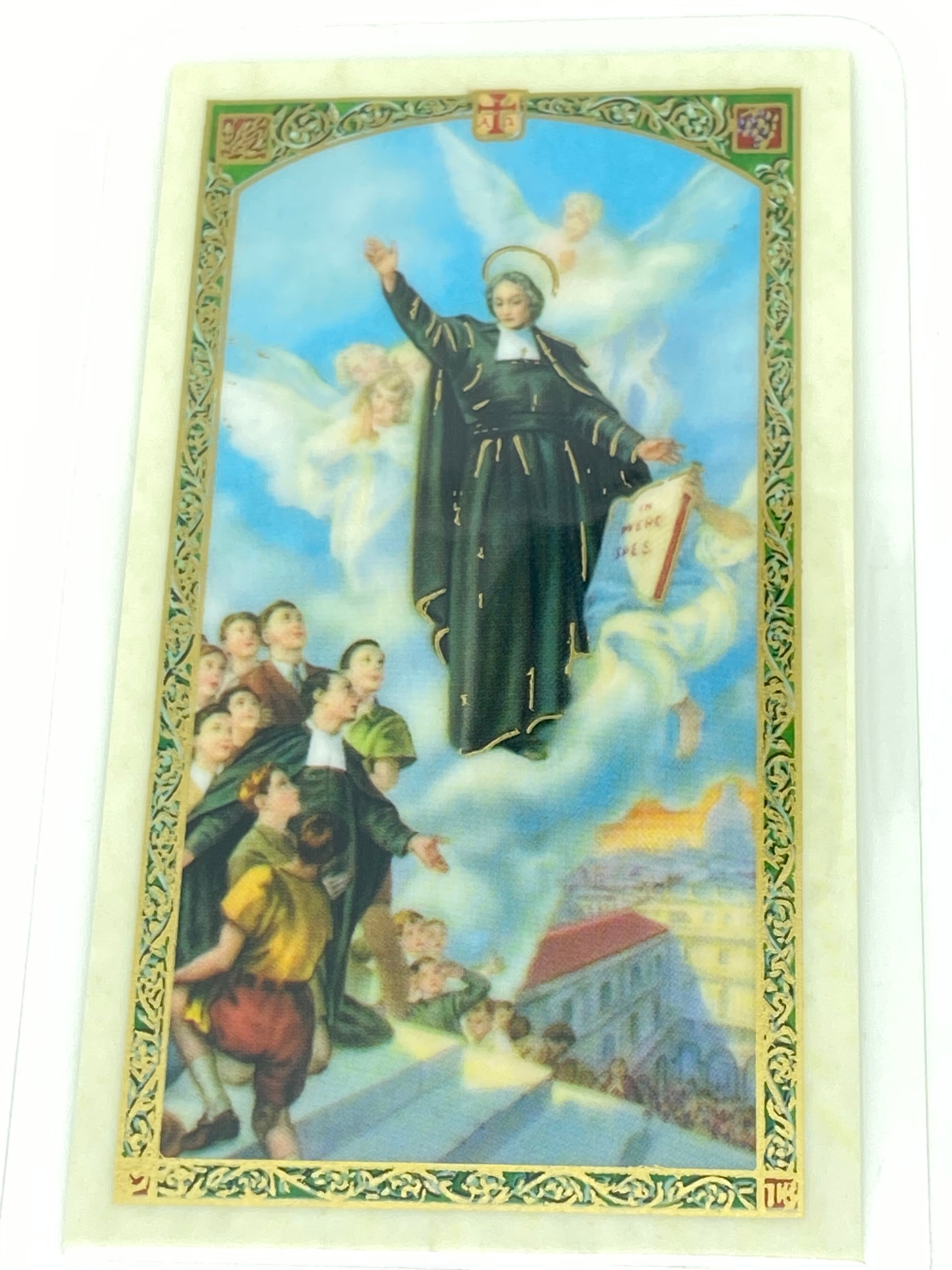 Teacher's Prayer Laminated Holy Card (Plastic Covered) - Unique Catholic Gifts