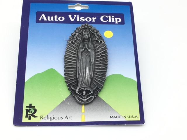 Auto Visor Clip "Our Lady of Guadalupe" - Unique Catholic Gifts