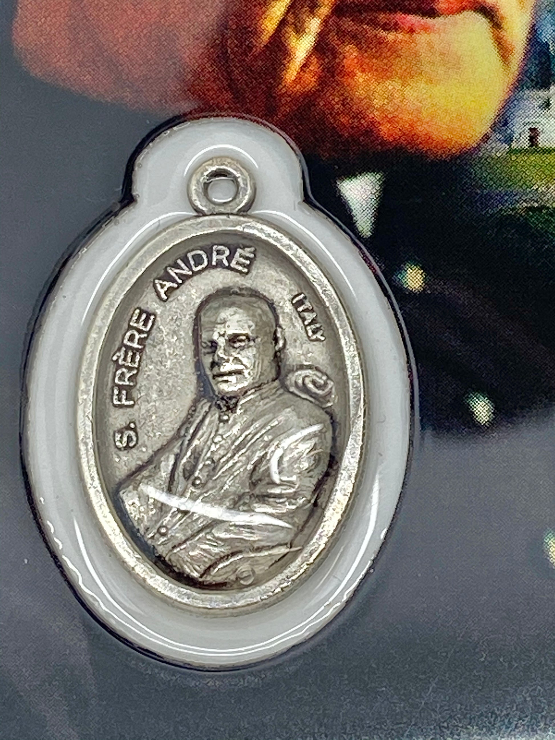 Saint Brother Andre Bessette Holy Card with Medal - Unique Catholic Gifts