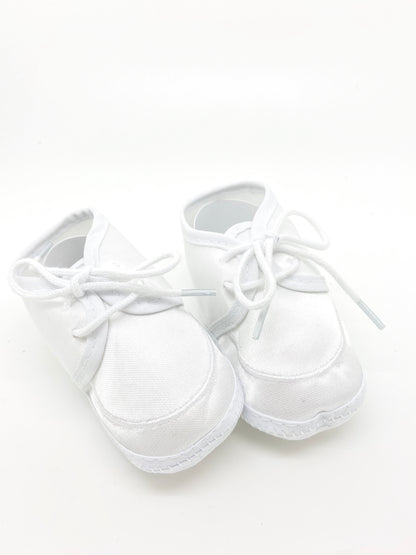 Infant Baptism Shoes (White) - Unique Catholic Gifts