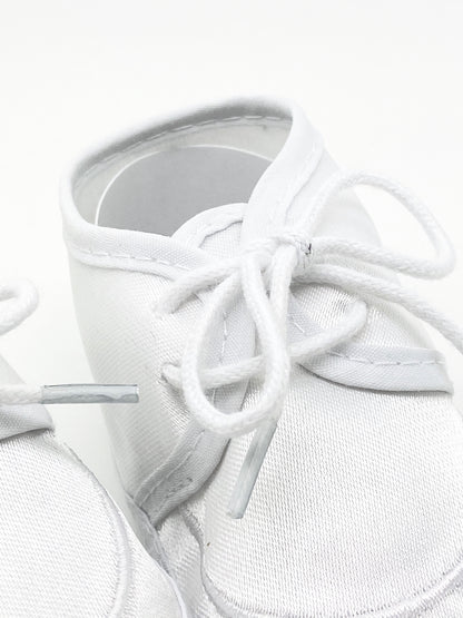 Infant Baptism Shoes (White) - Unique Catholic Gifts