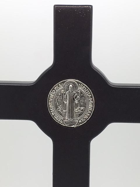 Saint Benedict Standing Crucifix (9") - Unique Catholic Gifts