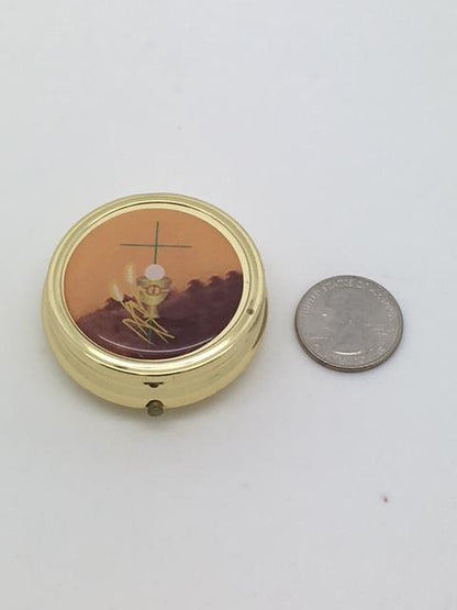 Holy Eucharist Pyx ( 2") - Unique Catholic Gifts