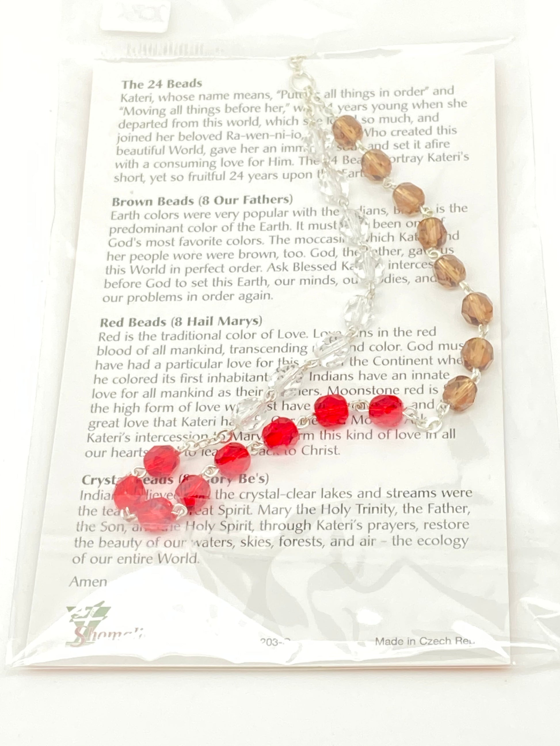 St. Kateri Tekakwitha Chaplet Beads - Unique Catholic Gifts