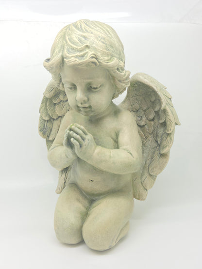 Praying Cherub Garden Statue 9 1/2" - Unique Catholic Gifts