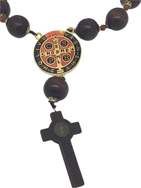 St Benedict Door Hand Medal and Crucifix - Unique Catholic Gifts