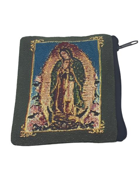 Our Lady of Guadalupe Embroidered Rosary Pouch - Unique Catholic Gifts