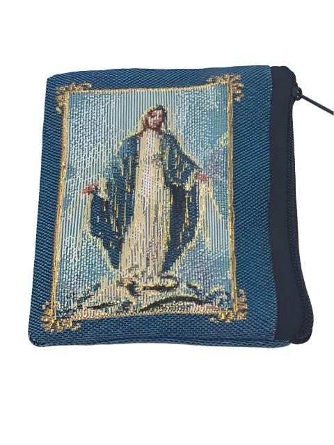 Our Lady of Grace Embroidered Rosary Pouch - Unique Catholic Gifts