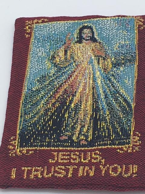 Divine Mercy Embroidered Rosary Pouch - Unique Catholic Gifts