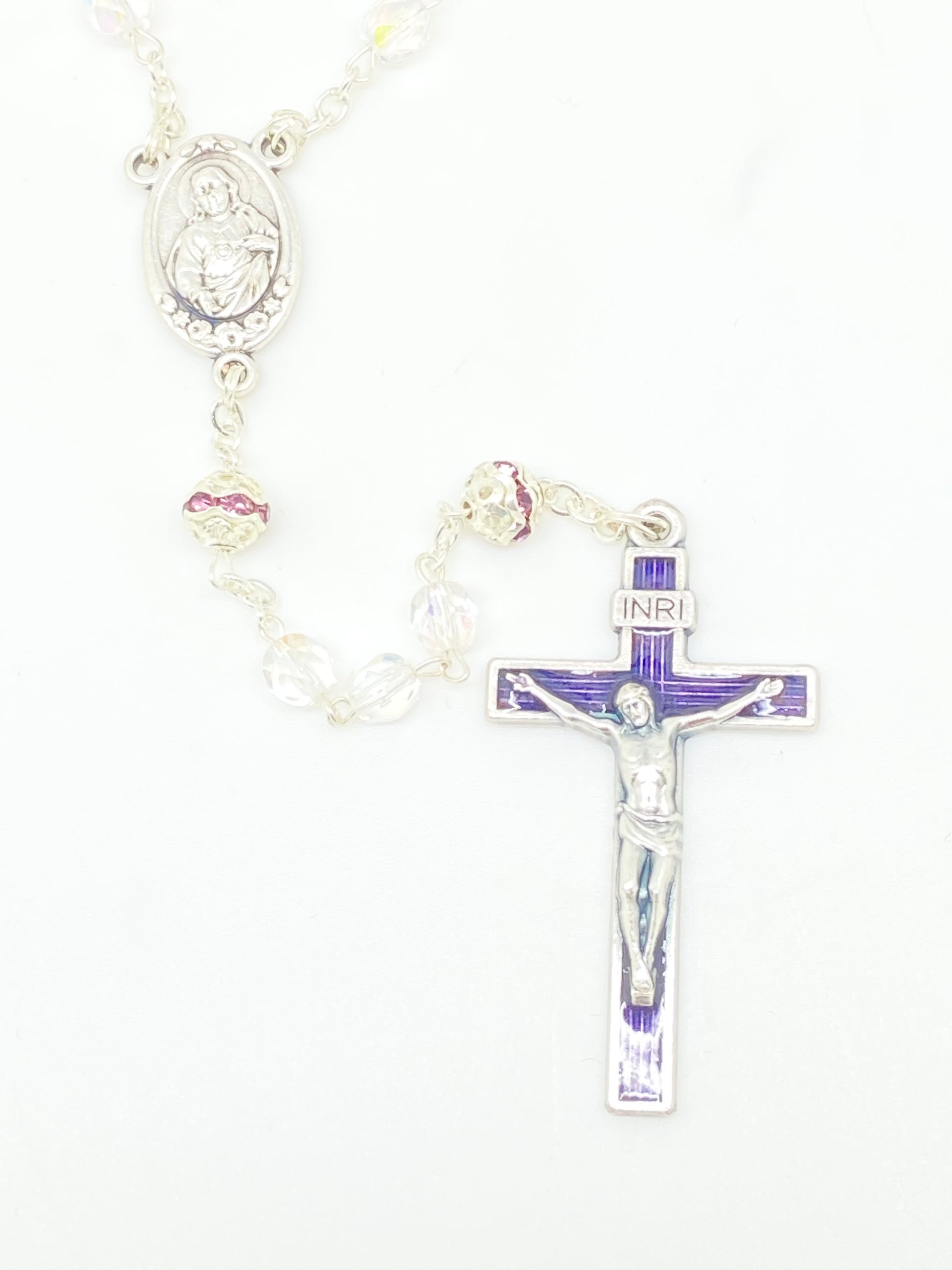 Amethyst Czech Crystal Rosary 5 mm - Unique Catholic Gifts