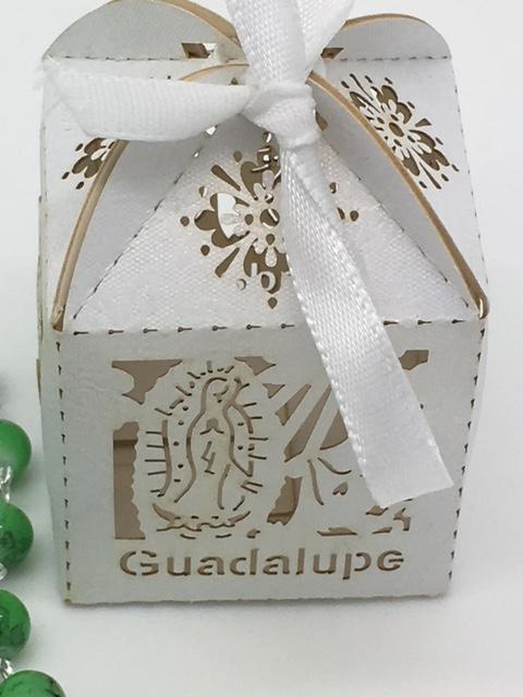 Our Lady of Guadalupe Handmade Unique Detailed Box and Rosary. - Unique Catholic Gifts