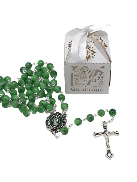 Our Lady of Guadalupe Handmade Unique Detailed Box and Rosary. - Unique Catholic Gifts