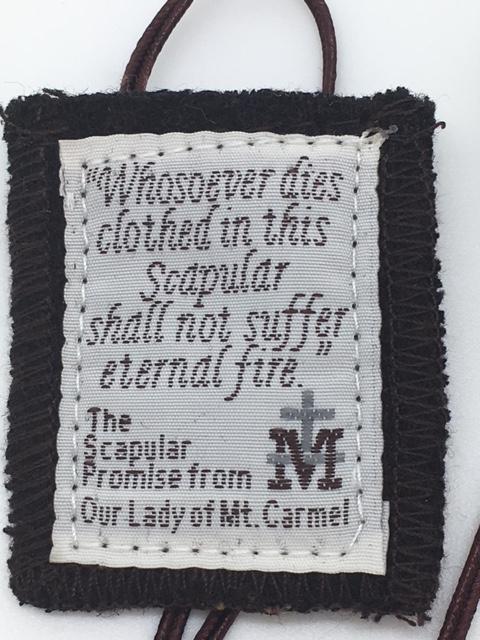 Brown Scapular Wool (2 x 1 1/2") - Unique Catholic Gifts