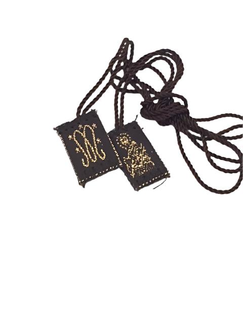 Brown Scapular Cloth (small) - Unique Catholic Gifts