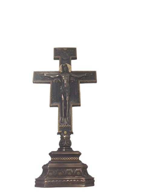 San Damiano Standing Crucifix (14 1/4") - Unique Catholic Gifts