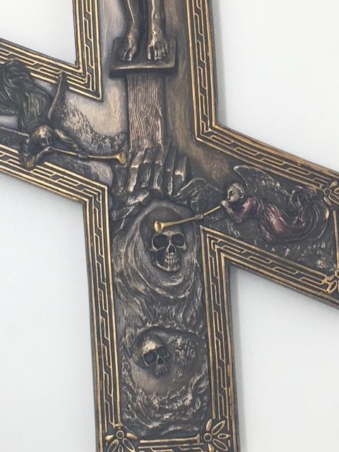 Byzantine Crucifix  Wall Plaque (17") - Unique Catholic Gifts