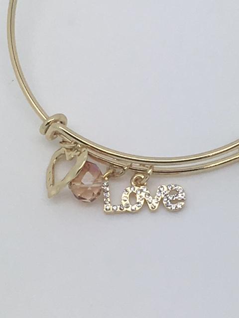 Inspirational Charm Bangle Bracelets (Gold or Silver) - Unique Catholic Gifts