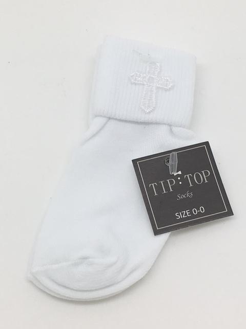 Baptismal Socks Uni-Sex (Size 0-0) - Unique Catholic Gifts