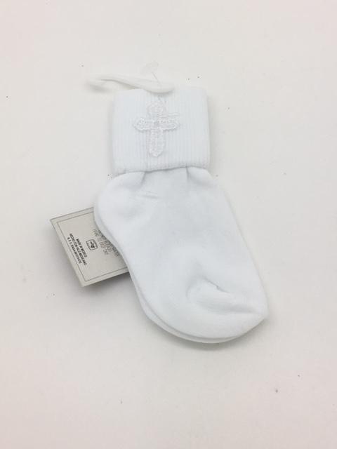 Baptismal Socks Uni-Sex (Size 0-0) - Unique Catholic Gifts