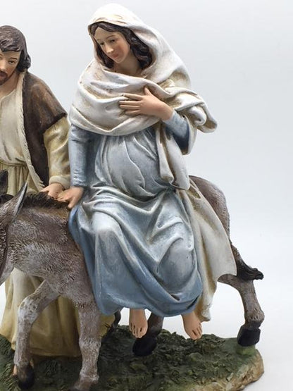 The Journey to Bethlehem Statue (8") Posada - Unique Catholic Gifts