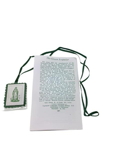 Green Scapular - Unique Catholic Gifts