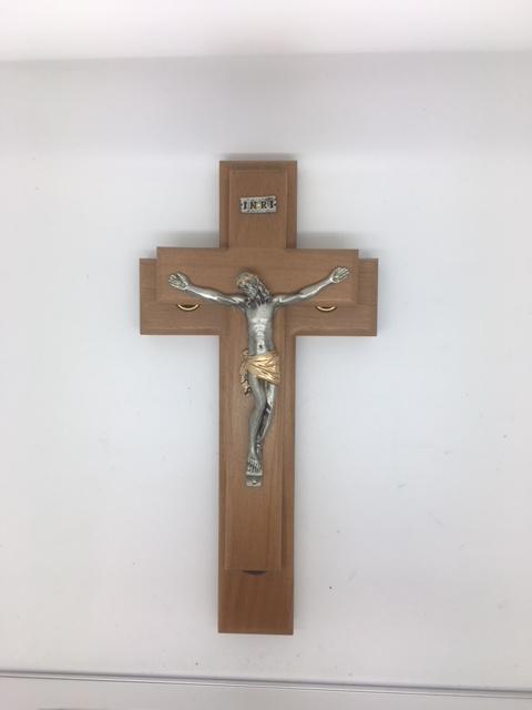 Visiting the Sick Set Up Crucifix (11") - Unique Catholic Gifts