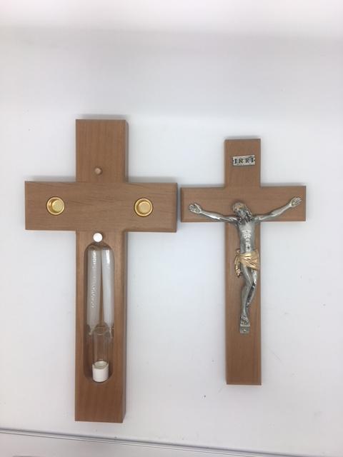 Visiting the Sick Set Up Crucifix (11") - Unique Catholic Gifts