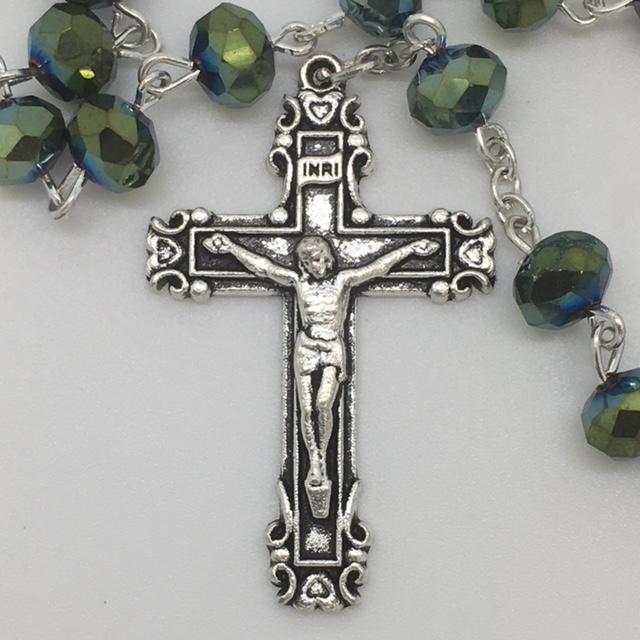 Our Lady of Guadalupe Rosary (Green) - Unique Catholic Gifts