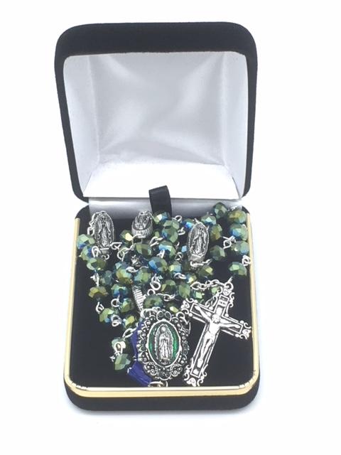 Our Lady of Guadalupe Rosary (Green) - Unique Catholic Gifts