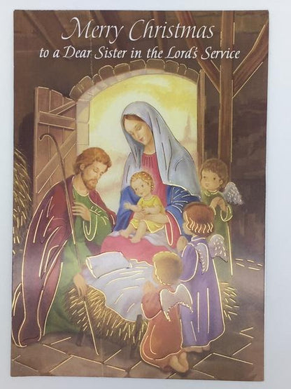 Christmas Card for a Nun Greeting Card - Unique Catholic Gifts