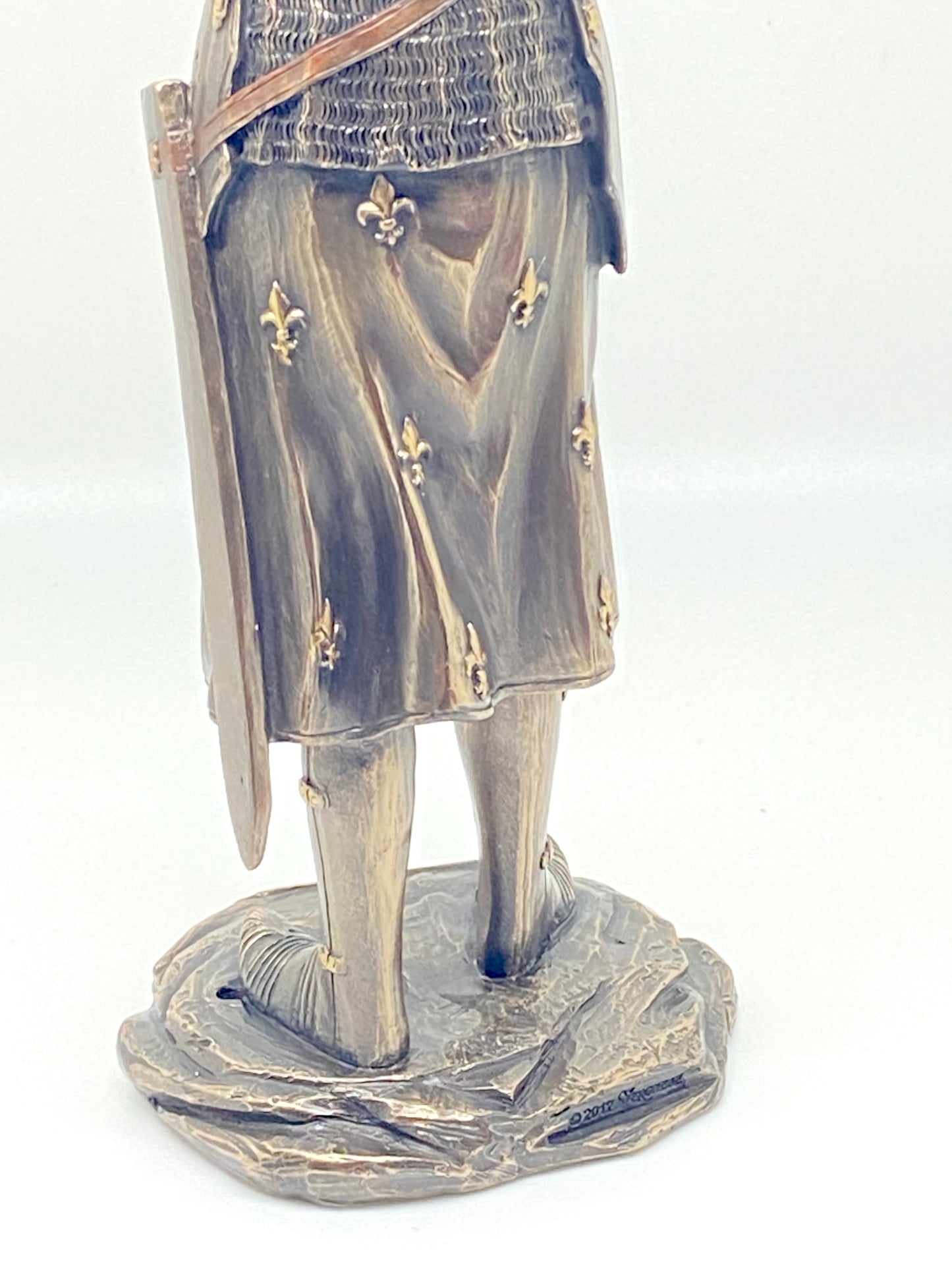 St. Joan of Arc Bronze Statue (15") - Unique Catholic Gifts