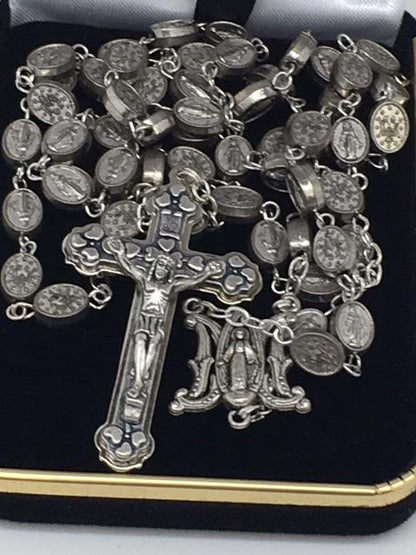 Miraculous Medal Rosary Medal Beads. - Unique Catholic Gifts