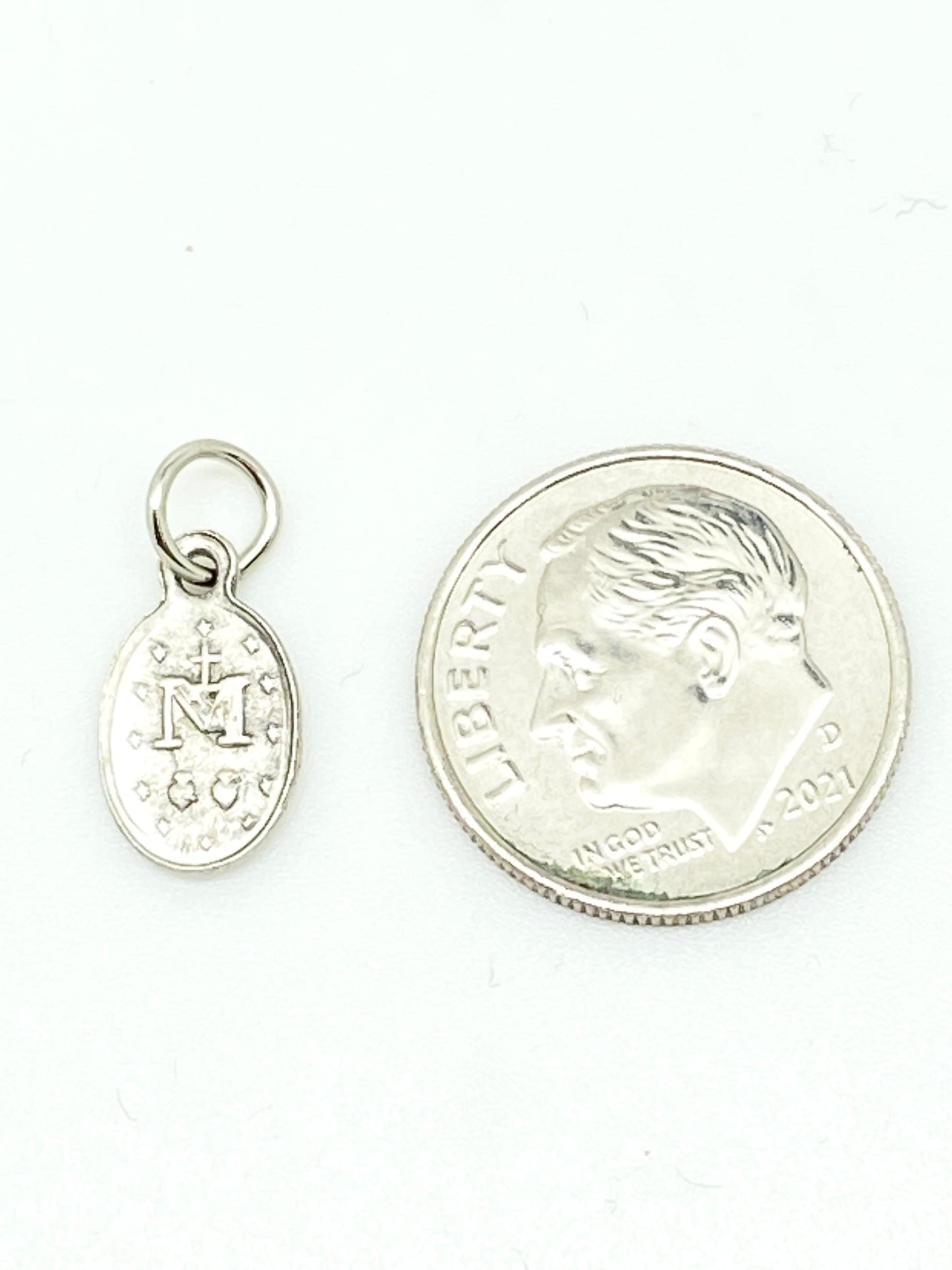 Miraculous Medal Charm 3/8" - Unique Catholic Gifts