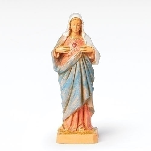 Immaculate Heart of Mary Fontanini Statue 6 1/2" - Unique Catholic Gifts