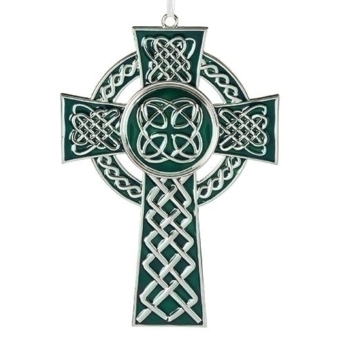 Irish Hanging Wall Cross (7 3/4") - Unique Catholic Gifts