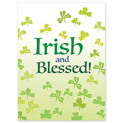 Irish and Blessed St. Patrick's Day Card Greeting Card - Unique Catholic Gifts