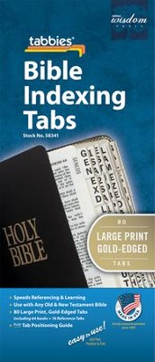 Gold Edged Clear Bible Indexing Tabs Protestant Bibles (old and new Testaments) - Unique Catholic Gifts