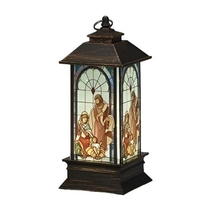 LED Holy Family Lantern Ornament  5" - Unique Catholic Gifts