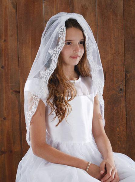 36" Lace Mantilla Veil - Unique Catholic Gifts