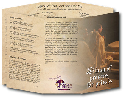 Litany of Prayers for Priests - Unique Catholic Gifts