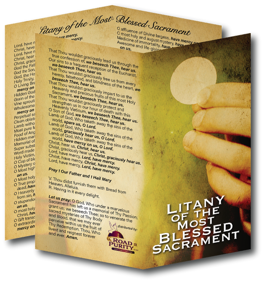 Litany of the Most Blessed Sacrament - Unique Catholic Gifts