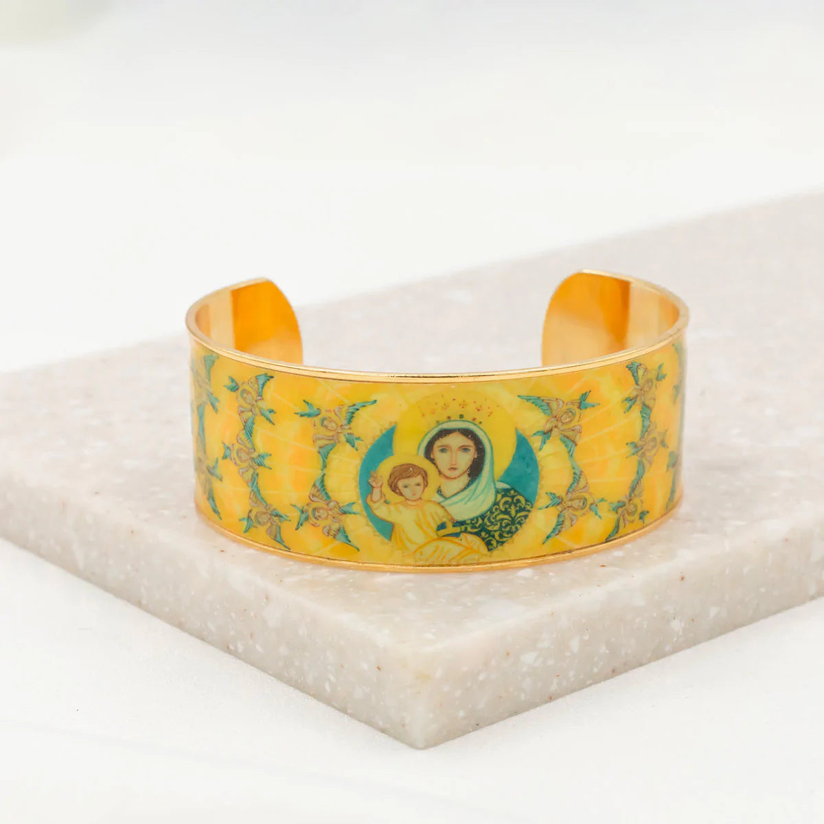 Magnificat Sacred Icon Cuff - Unique Catholic Gifts