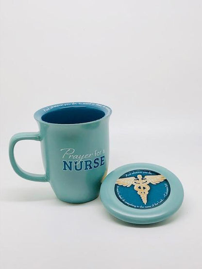 Prayer for a Nurse Mug and Coaster Set - Unique Catholic Gifts