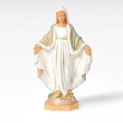 Our Lady of Grace Figurine Fontanini Statue 6.5" scale - Unique Catholic Gifts