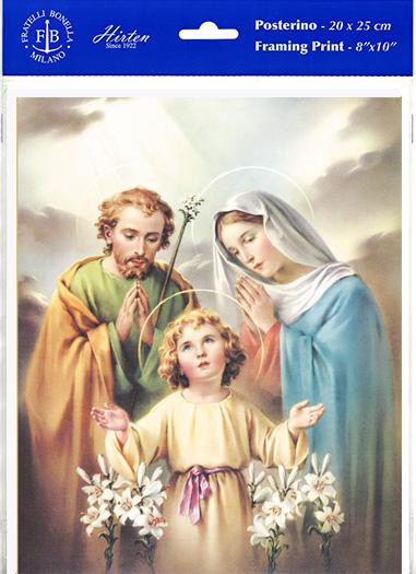 Holy Family Print 8 x 10" - Unique Catholic Gifts